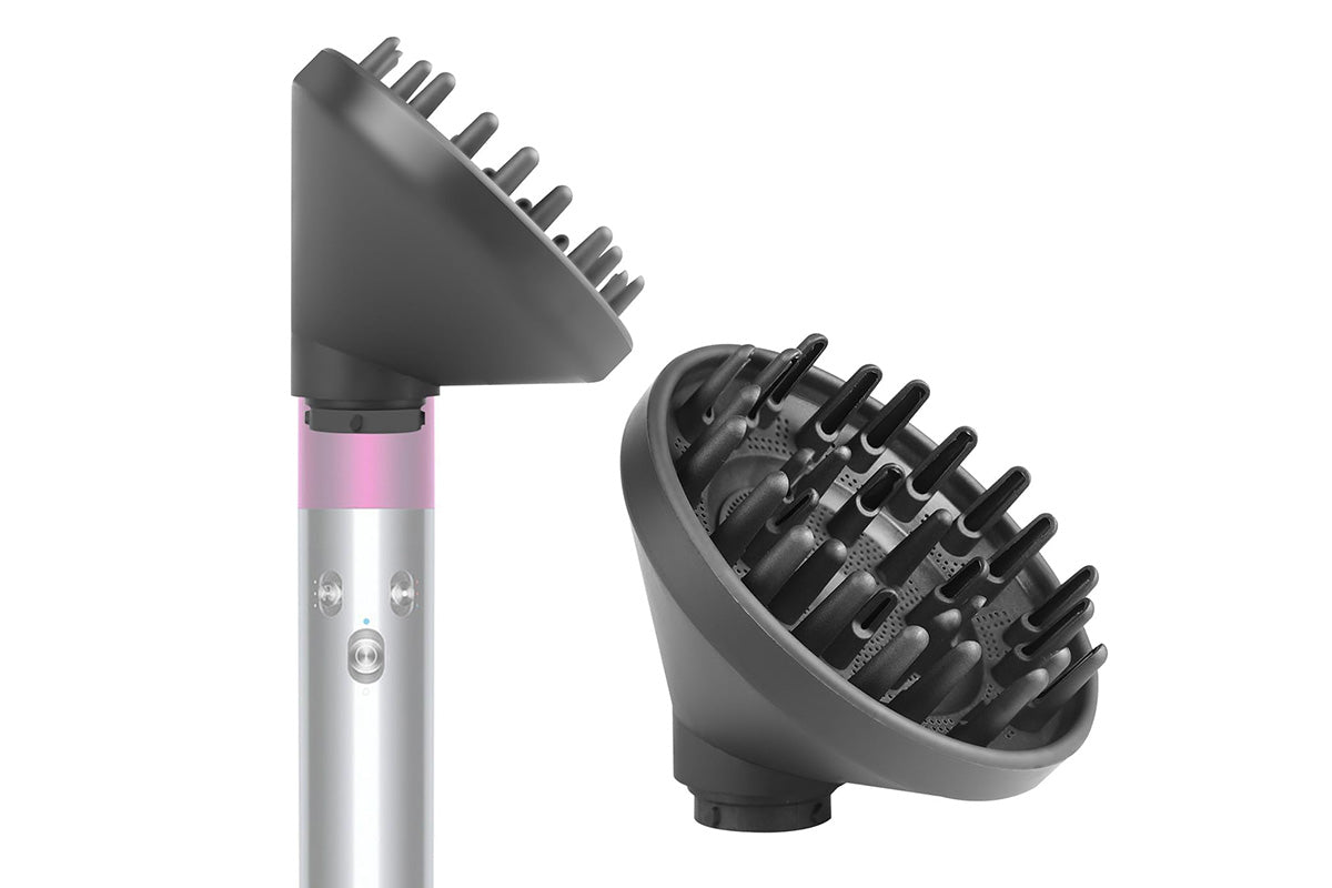Upgraded Diffuser Attachment for Dyson Airwrap Styler HS01 HS05 Converts to Hair Dryer Nozzle -Grey