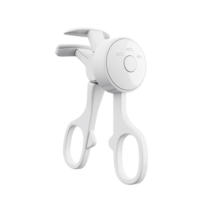 Electric Heated Eyelash Curler with 3 Heating Modes Anti-Burn Lash Curler White
