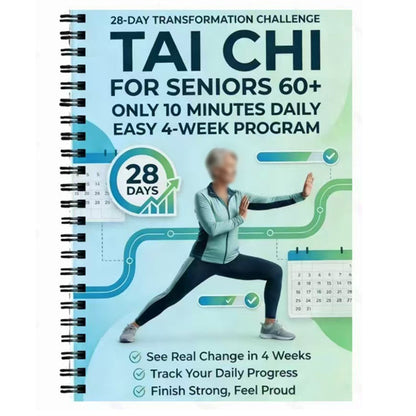 28 Days Tai Chi Spiral Planner Tai Chi Workout Notebook Style 1