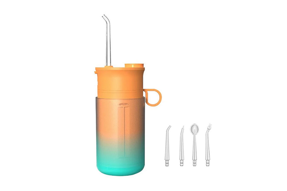Oral Care Tools For Teeth Cleaning And Telescopic Dental Hygiene-Orange