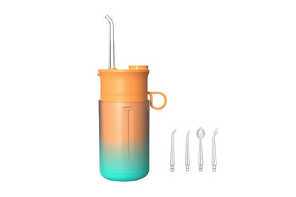 Oral Care Tools For Teeth Cleaning And Telescopic Dental Hygiene-Orange