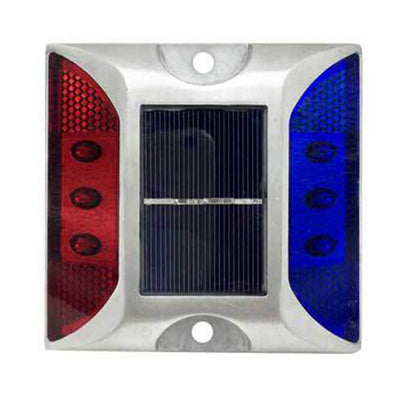 2 Piece Solar Deck Lights for Roadway Driveway - Mixed Color