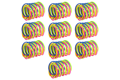 40 Piece Cat Kitten Colorful Plastic Spring Bouncy Toy