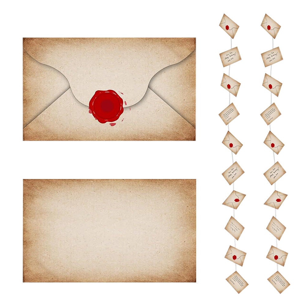 2 Pack Halloween Envelope Hanging Garland for Party Decor