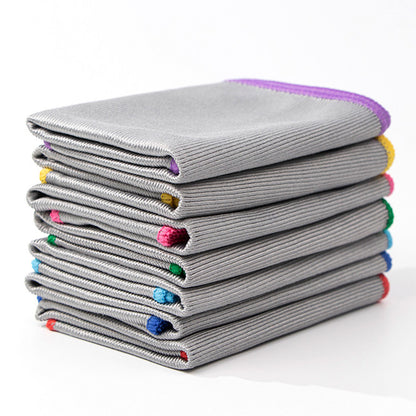 7 Pack Glass Cleaning Cloths Large Microfibre Streak Free Towels for Windows Mirrors Car