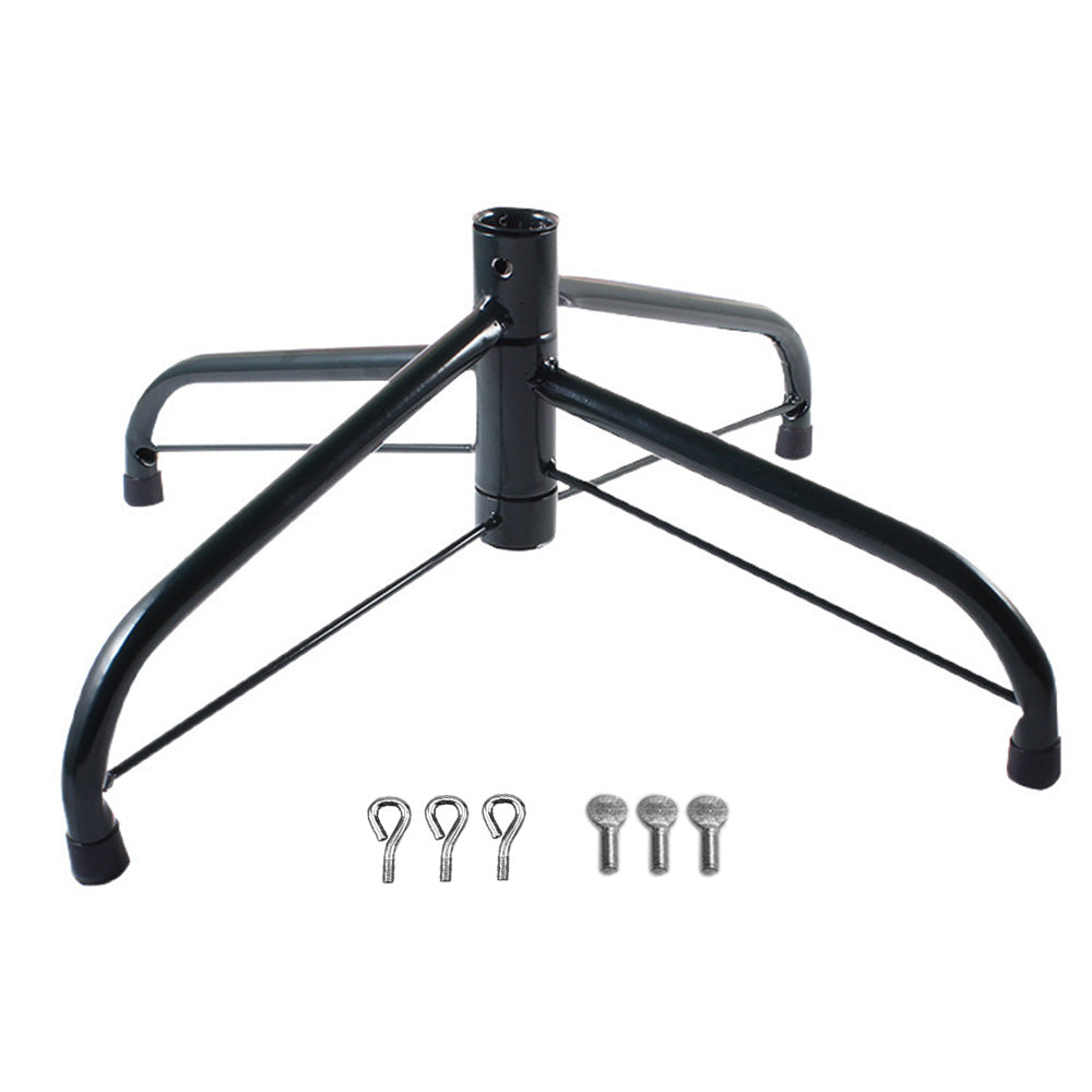 Metal Christmas Tree Stand with Folding Base Support for Artificial Holiday Tree