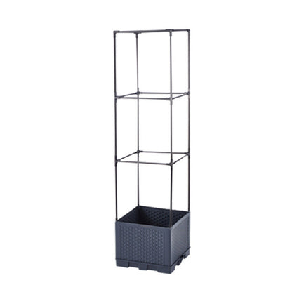 3-Tier Climbing Vine Frame Planting Box Garden Planter Support with Trellis for Vegetables Plants