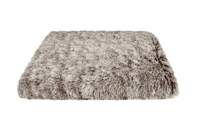Plush Soft Pet Beds Washable Crate Pad Kennel Pad-Coffee