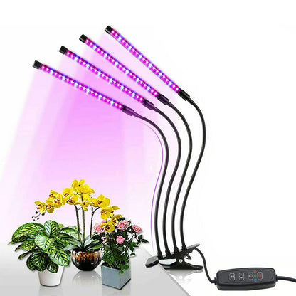 Grow Light for Indoor Plants, Red Blue Spectrum with 9 Dimmable Levels