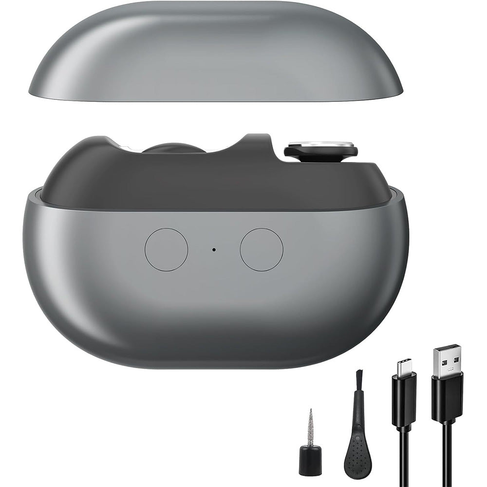 Multifunctional Electric Nail Clipper & Grinder for Safe Painless Nail Care Gray