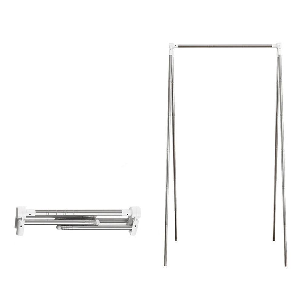 Portable Travel Telescopic Garment Rack Folding Clothes Rack