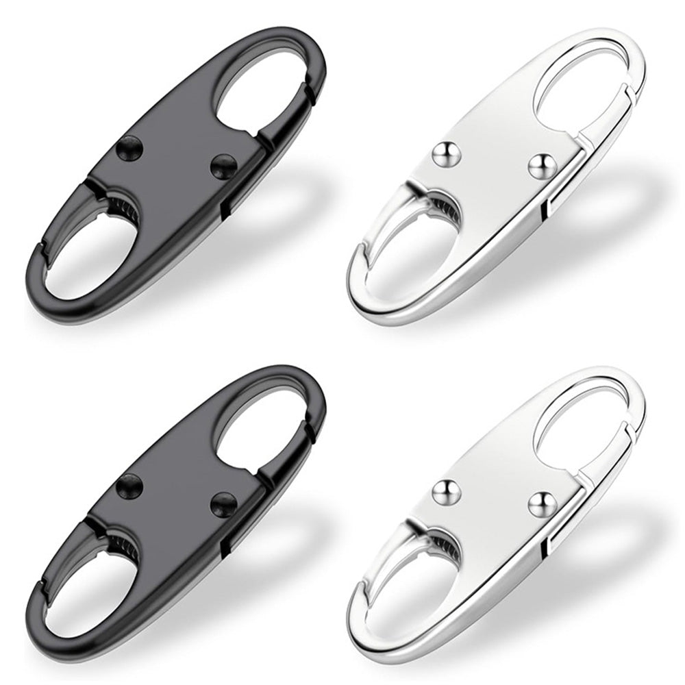 4PCS Zipper Pull Replacements with Lock for Luggage and Suitcases Style 1