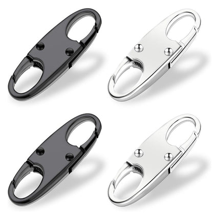 4PCS Zipper Pull Replacements with Lock for Luggage and Suitcases Style 1