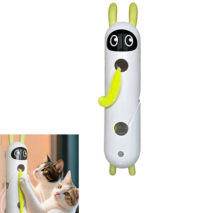 Interactive Electric Cat Toy with Smart Sensor and Suction Cup-Rabbit