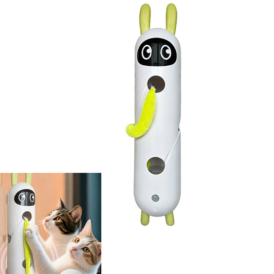 Interactive Electric Cat Toy with Smart Sensor and Suction Cup-Rabbit