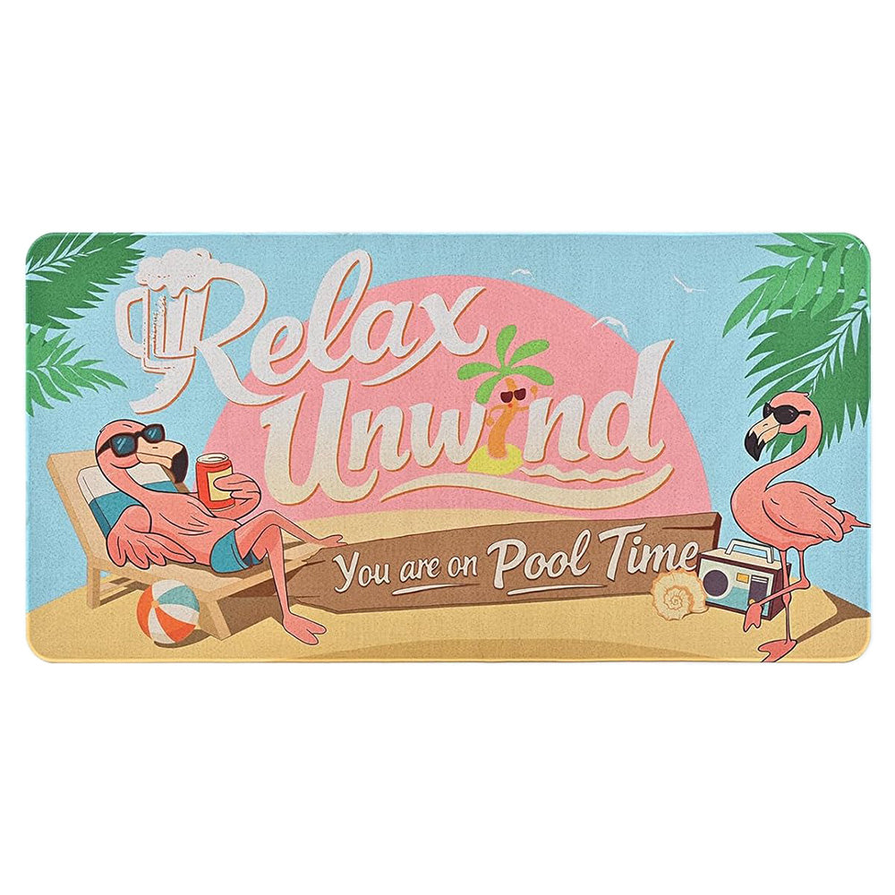 Summer Pool Floor Mat Non Slip Diatomite Mat for Outdoor Patio Beach-Style1