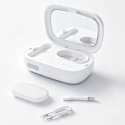 Ultrasonic Contact Lens Cleaner - White