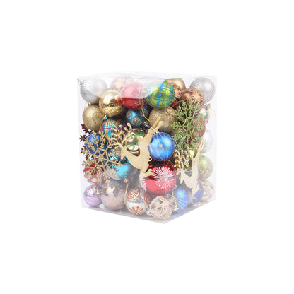 60Pcs Christmas Ball Ornaments Christmas Tree Decoration Xmas Pendant
