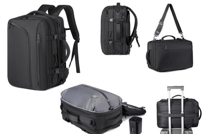 Vacuum Backpack with Pump Compression Travel Business Backpack with Laptop Sleeve