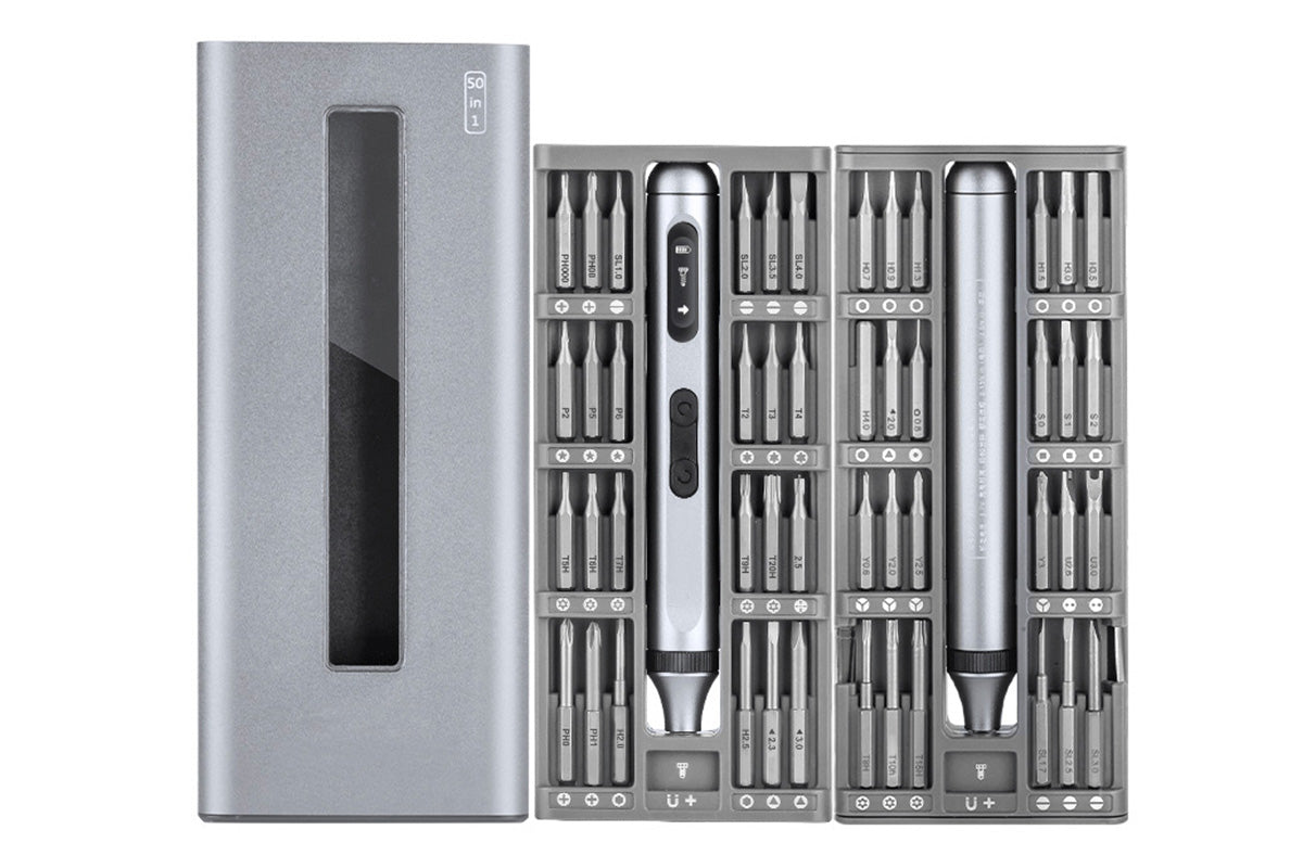 50 In 1 Mini Electric Screwdriver Bits Precision Cordless Screwdriver Set Repair Tool Kit