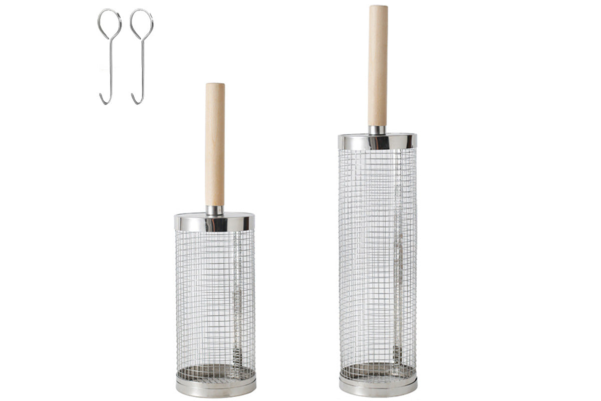 2 Pack BBQ Rolling Grill Baskets