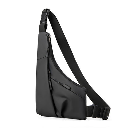 Anti Theft Travel Crossbody Bag  Multi-Pocket Shoulder Bag Black