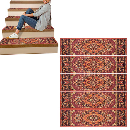 5Pcs Self Adhesive Carpet Stair Tread Stair Mat - Style 1