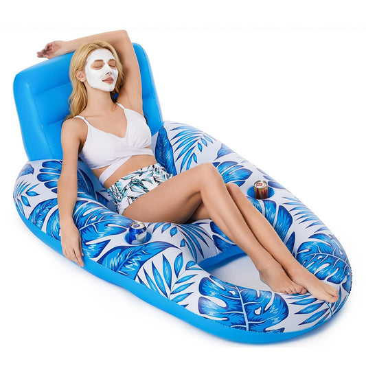 Inflatable Pool Float Adult Chair Water Floats for Swimming Pool Lake Lounge