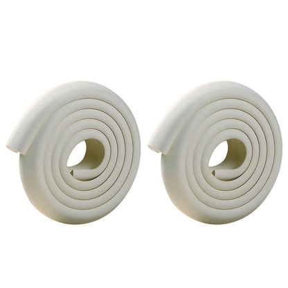 2 Piece L Shaped NBR Foam Table Edge Guards - White