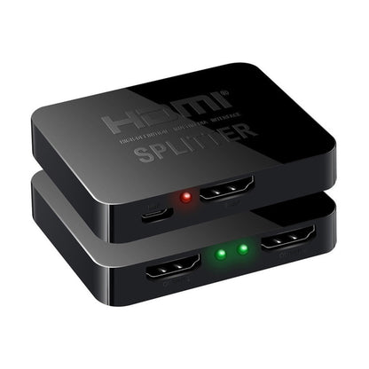 HDMI Splitter 1 In 2 Out Supports 4K 30Hz for TV Projector PS5 and Xbox Home Office