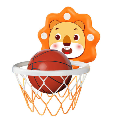 Adjustable Indoor Basketball Hoop for Kids ¨C Toddlers Mini Basketball Set Yellow