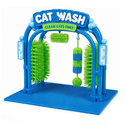 Cat Grooming Arch Self Service Cat Brush Massager Toy for Indoor Cats