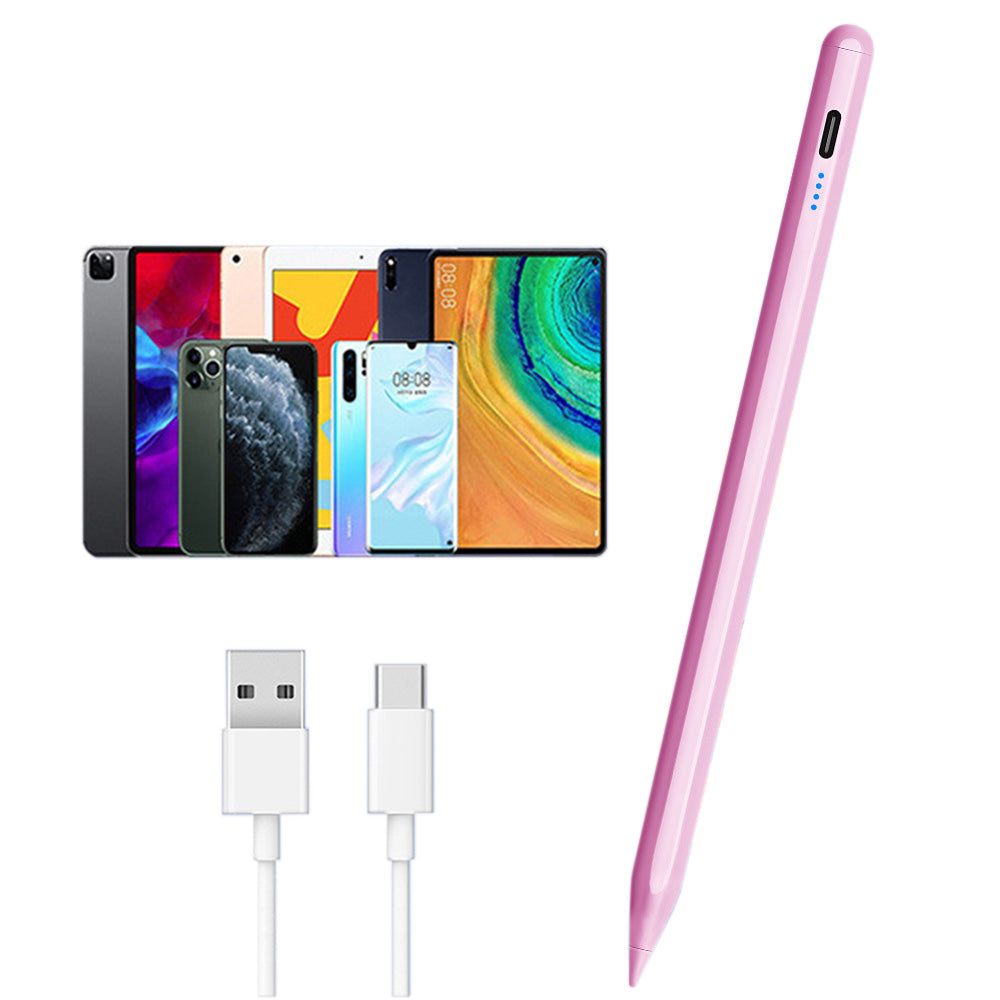 Capacitive Stylus Pen Compatible With iPad and Tablet - Pink