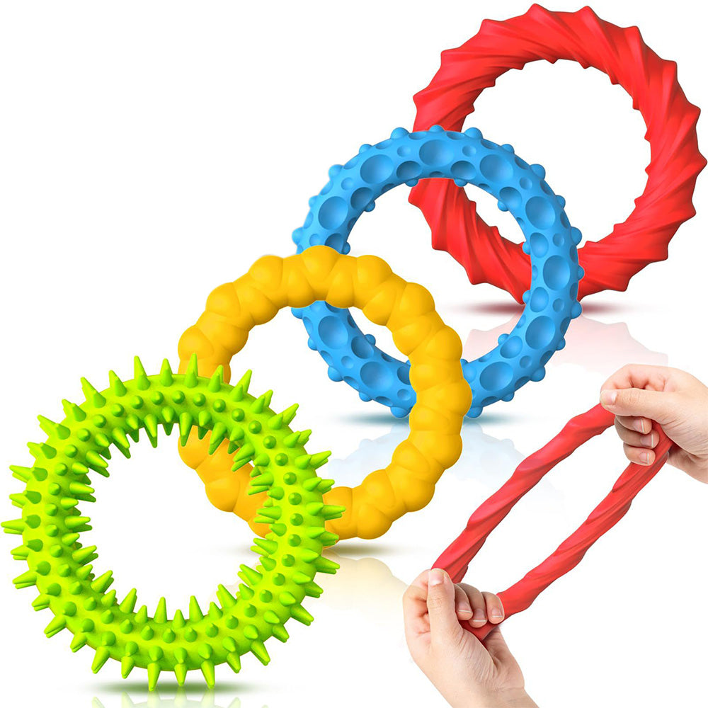 4PCS Sensory Fidget Toys Stretchy Fidget Bracelets for Special Needs & Autistic Kids