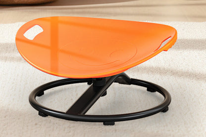Balance Training Spin Chair for Autistic Little Ones Sensory Spinning Chair 100kg Weight -Orange