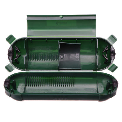 Outdoor Extension Cord Connector Cover with Latches Waterproof Cable Protection Box Green