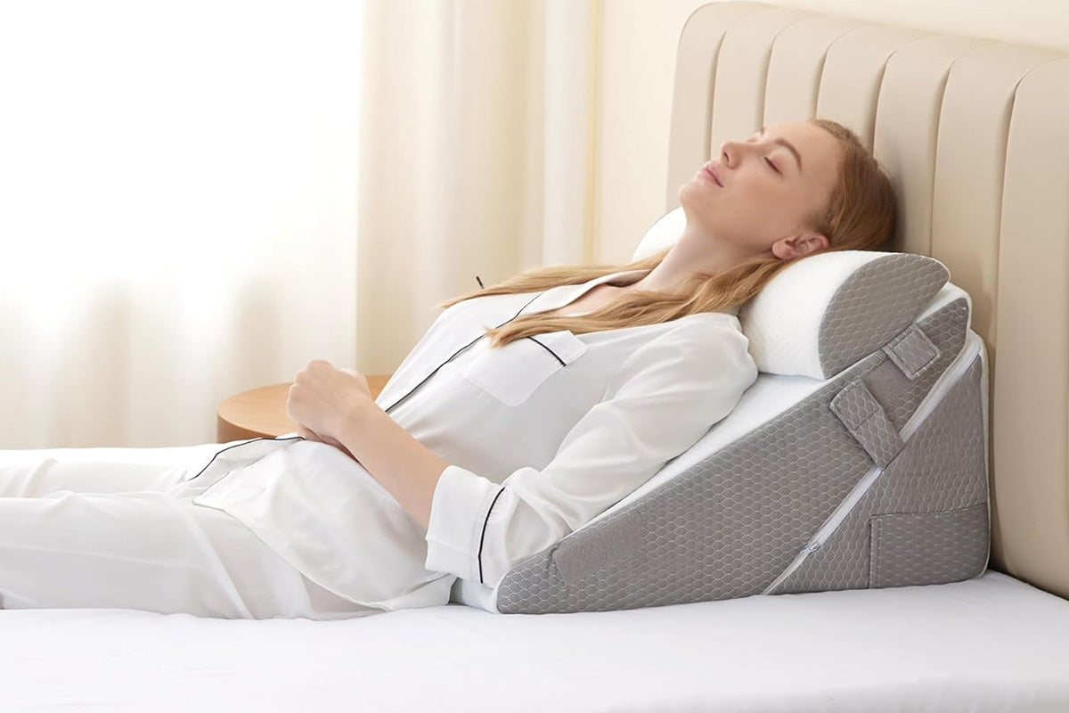Adjustable Wedge Pillow for Headboard