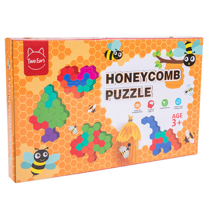 Wooden Tangram Puzzle Set STEM Educational Logic IQ Game Montessori Toy