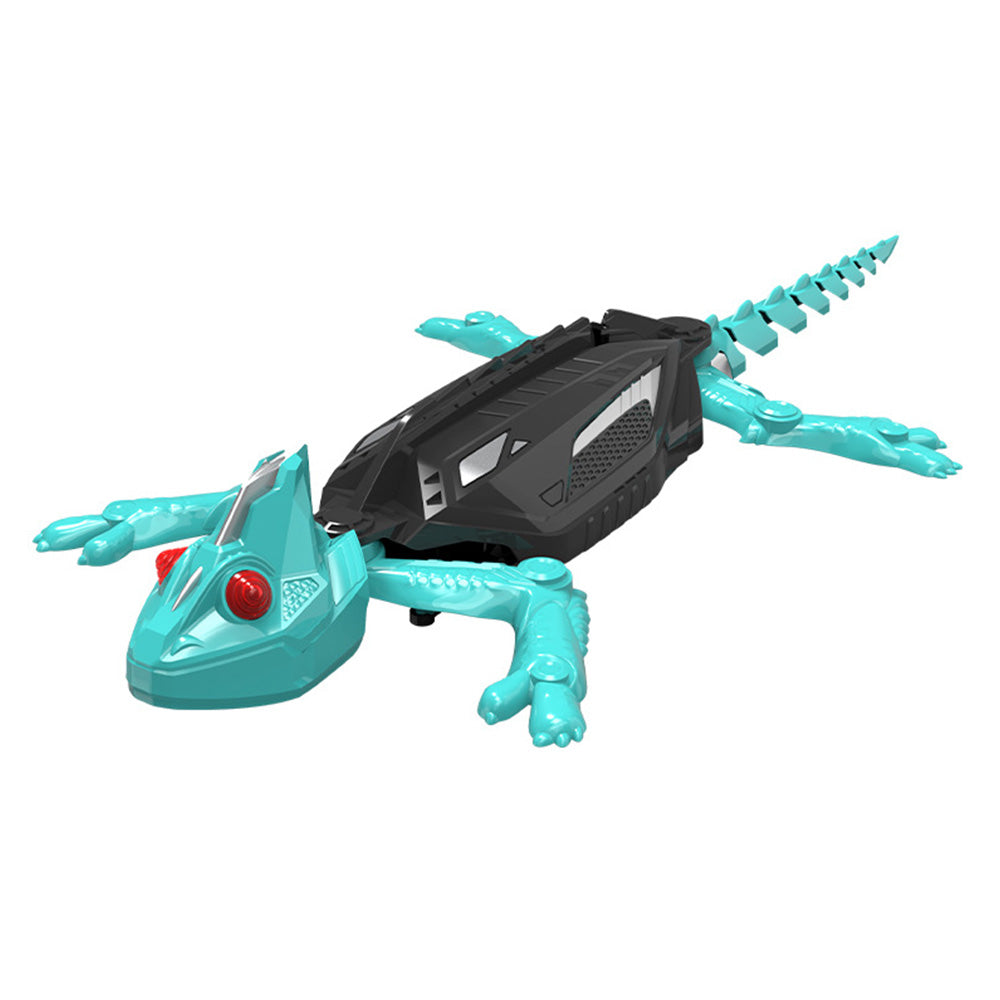 RC Wall Climbing Chameleon Toy with LED Eyes Electric Lizard for Kids Gift