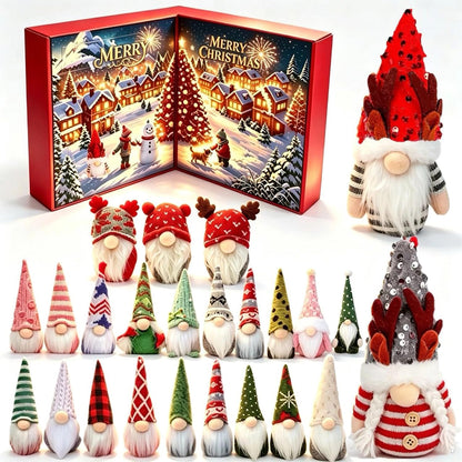 Christmas Gnome Advent Calendar 24 Gnomes Daily Surprise