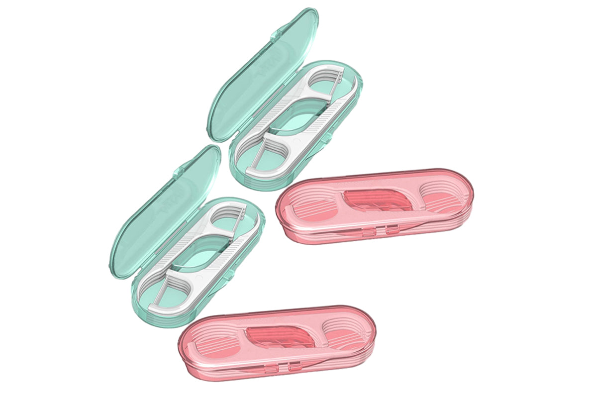 40Pcs Dental Floss With Travel Cases Toothpicks Floss Sticks