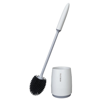 Toilet Brush with Quick Drying Holder-White