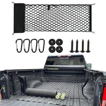 Universal SUV Cargo Net with Storage Bag ââ‚?Trunk Organizer for Car