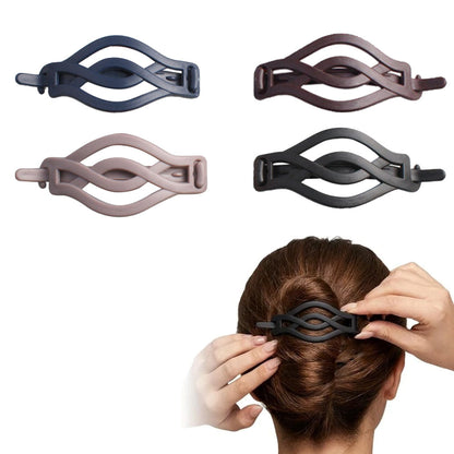 4Pcs Flat French Twist Hair Clips