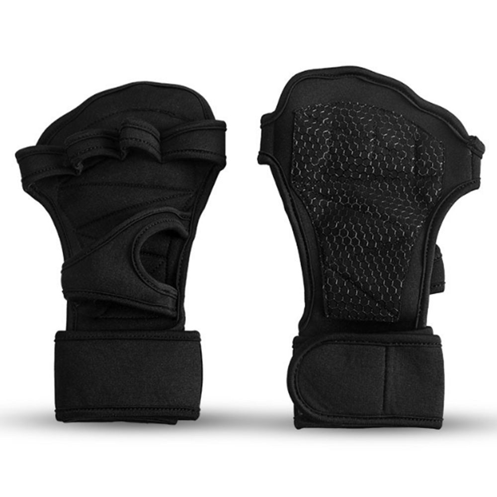 Pair of Fitness Gloves Weight Lifting Gym Workout Training Wrist Wraps