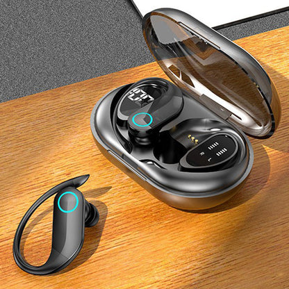 5.3 Bluetooth Wireless Over Hook Headphone Earbuds HiFi Sports Earphone