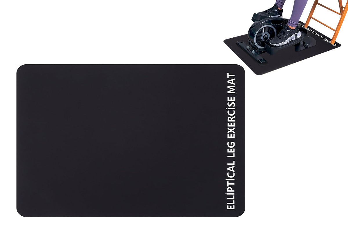 Non Slip Ellipse Leg Exerciser Workout Mat Under Desk Elliptical Exercise Mat