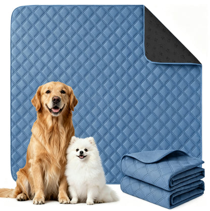 2 Pack Reusable Washable Waterproof Pet Pee Pads for Dogs Cats