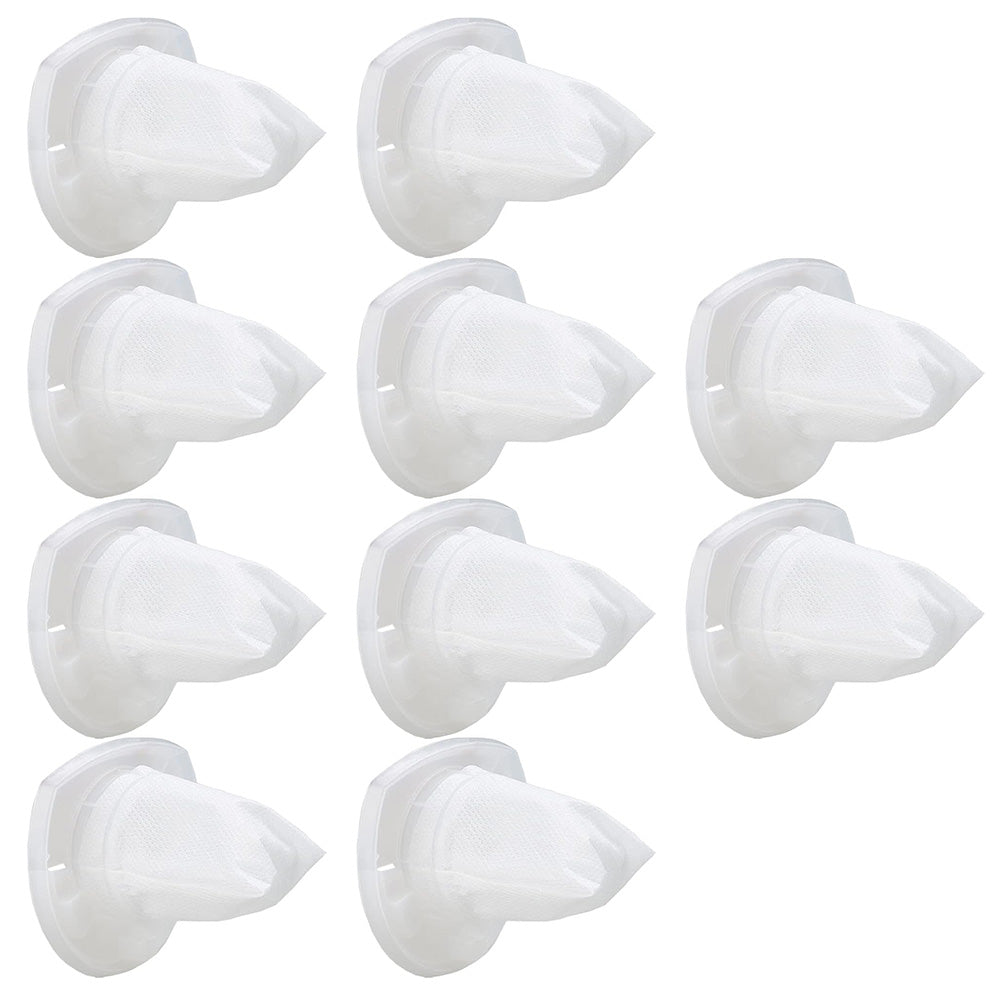 10 Pack Vacuum Filter Replacement for Black Decker VF110 CHV9610-Red