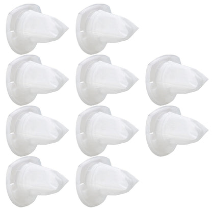 10 Pack Vacuum Filter Replacement for Black Decker VF110 CHV9610-Red